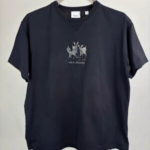 🚩steal authentic Burberry Navy T-Shirt with Unicorn Graphic